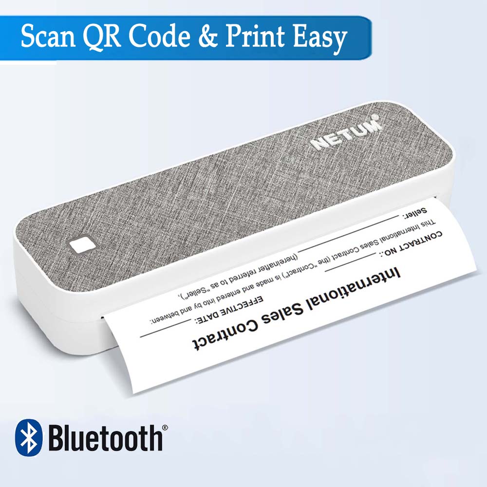 Commercial Document Printing - Портативный термопринтер формата А4, Bluetooth и