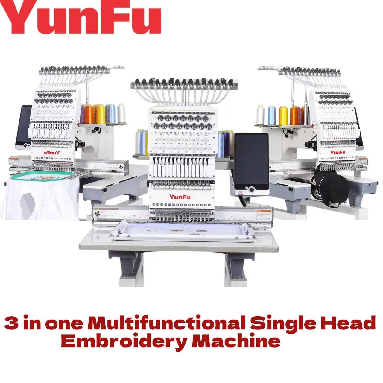 Commercial Embroidery Machine - Вышивальная машина 3 в 1: автоматическая,