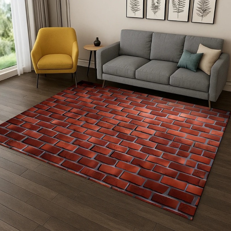 Commercial Wall Printing - 3D кирпичный камень, строительный ковер, настенный