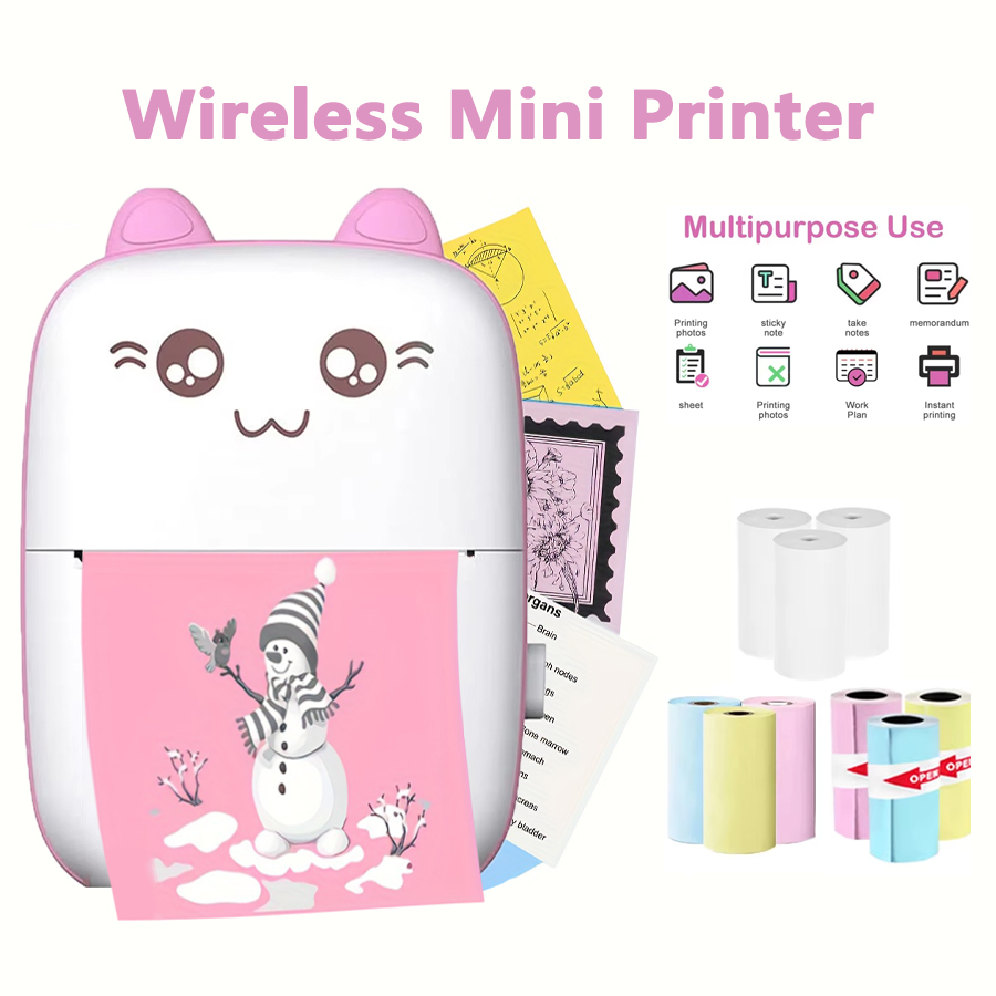 Commercial Photo Printer - Мини-портативный принтер 58 мм, термопринтер, принтер