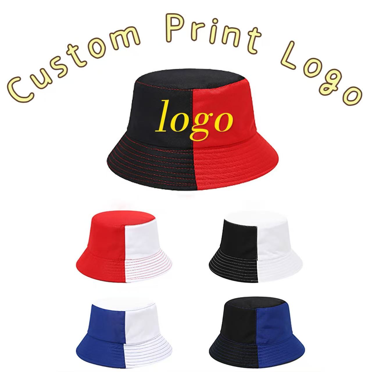 Company Profile Printing - Кепки-панамы с индивидуальным принтом логотипа, цветными