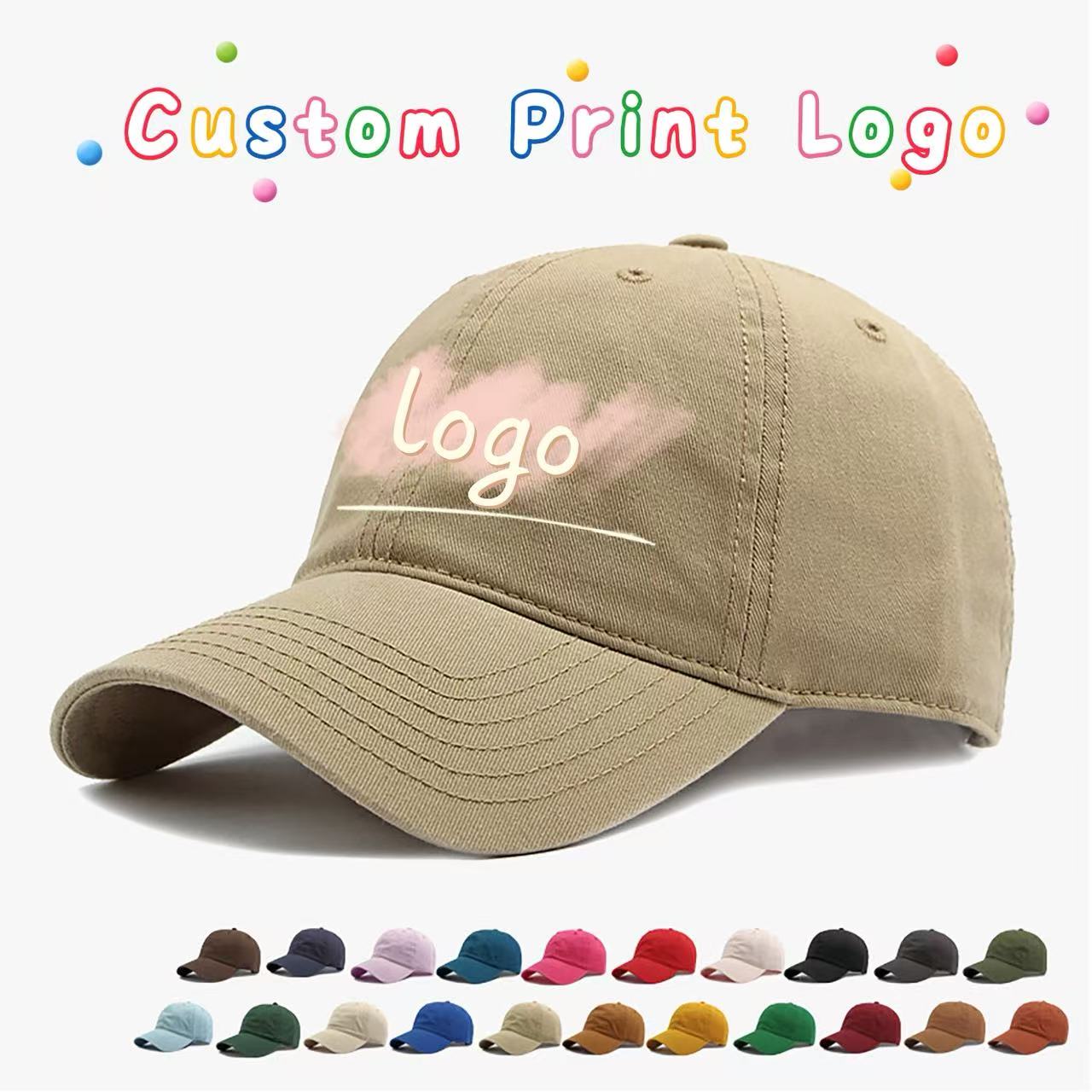 Company Profile Printing - Бейсболки с индивидуальным принтом логотипа, модные